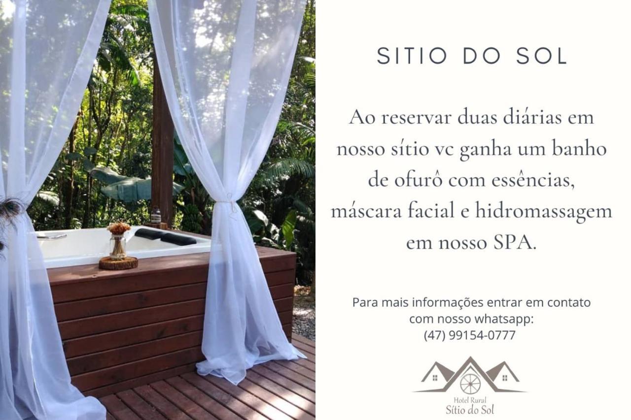 Hotel Rural Sitio Do Sol Guabiruba Exterior photo